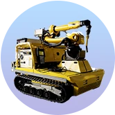 Tire mobile welding robot model