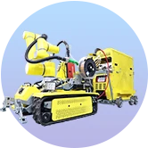 Self-propelled mobile welding robot